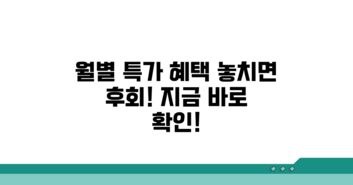 월별 특가 프로모션 혜택 미리보기