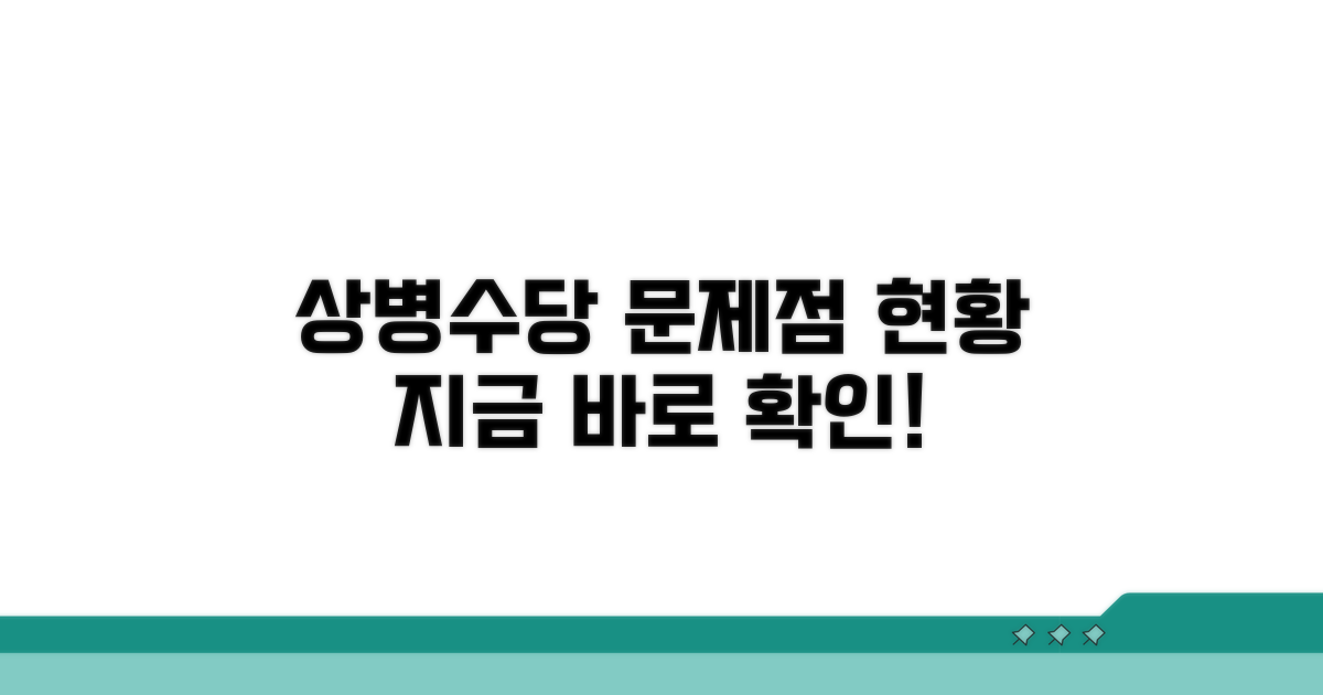 상병수당 문제점과 현황 분석