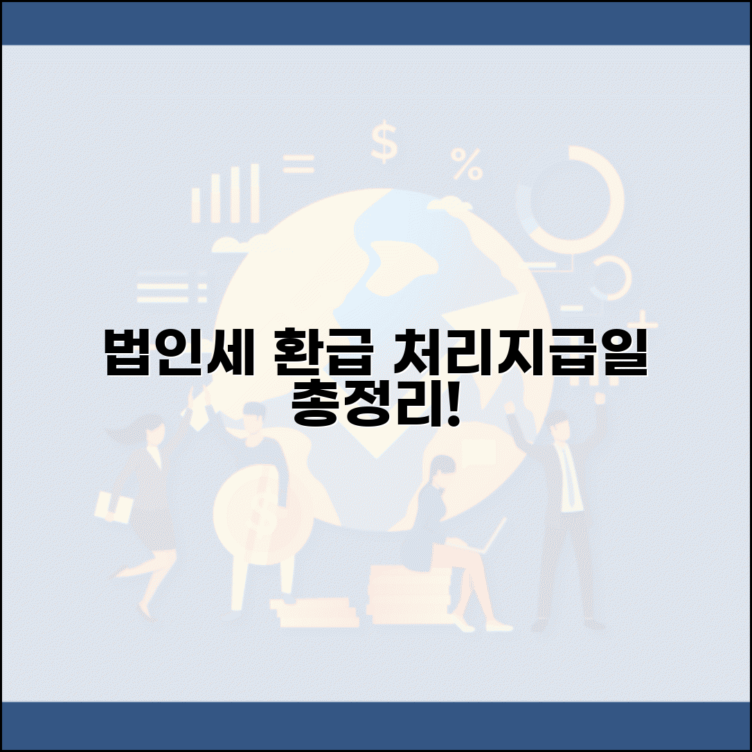 법인세 환급시기 처리기간과 지급일 총정리