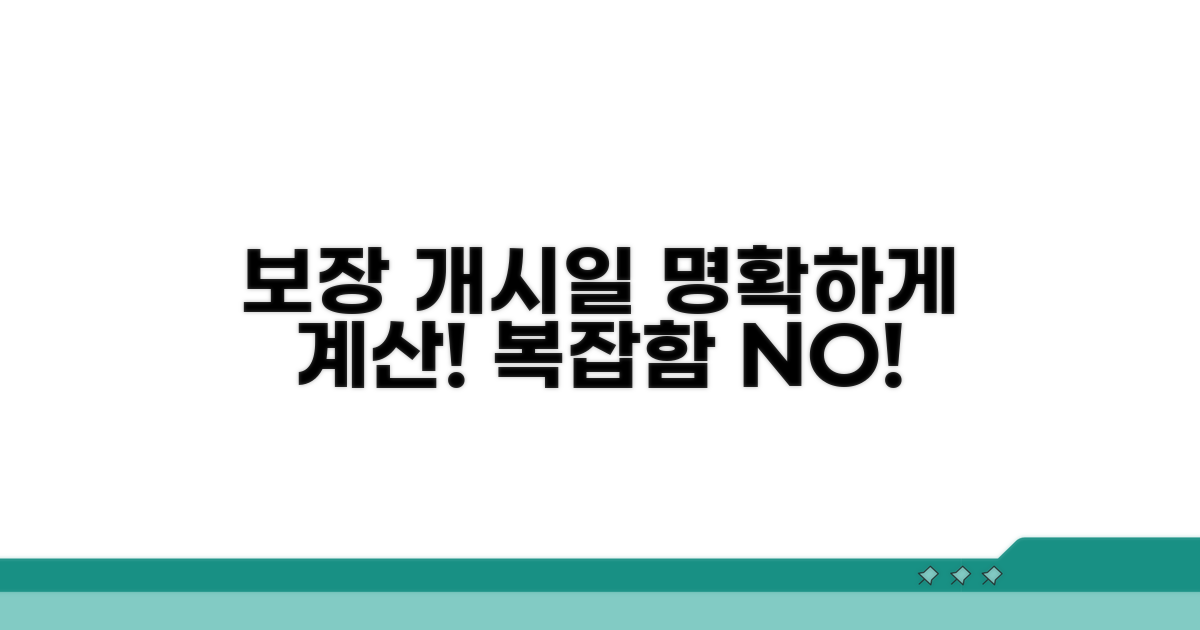 보장개시일 계산, 복잡함 해소