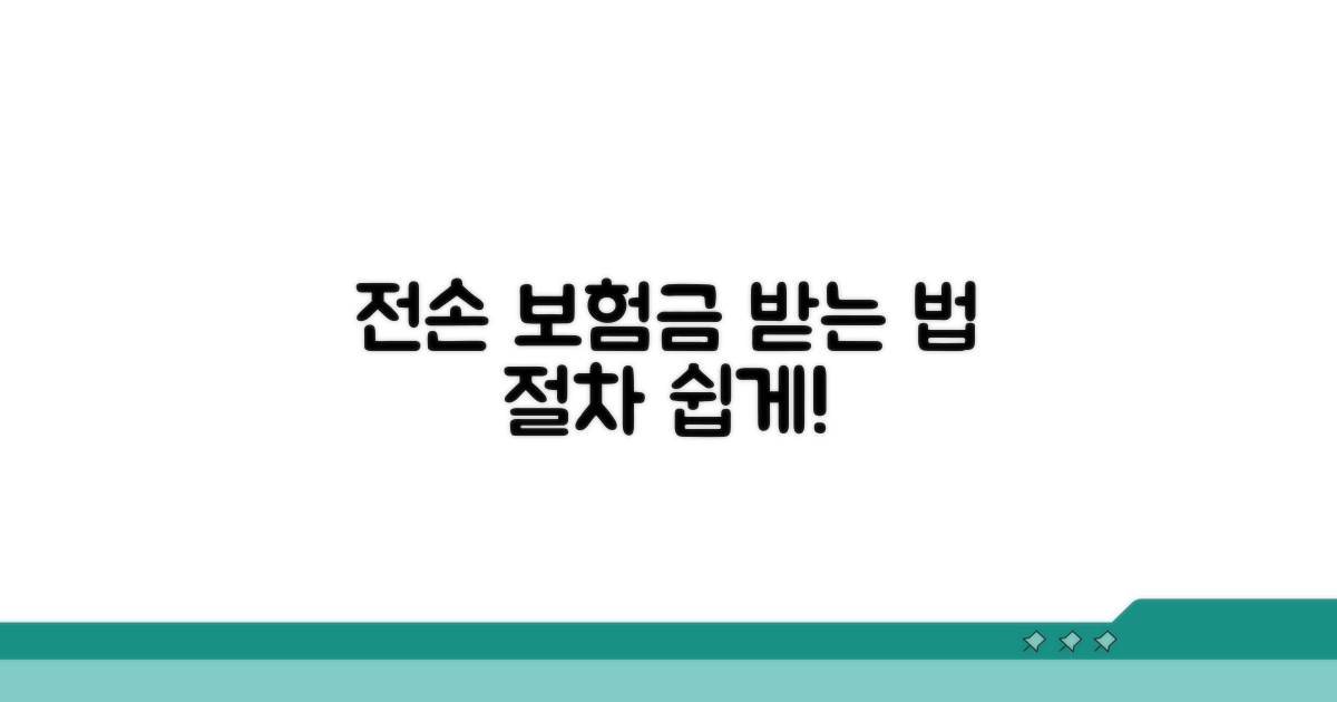 전손 보험금 받는 법과 지급 절차