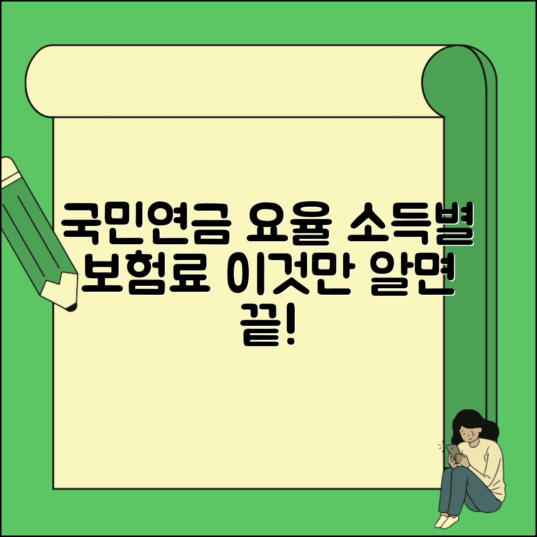 국민연금 요율 소득구간별 보험료 사업주 근로자 분담비율