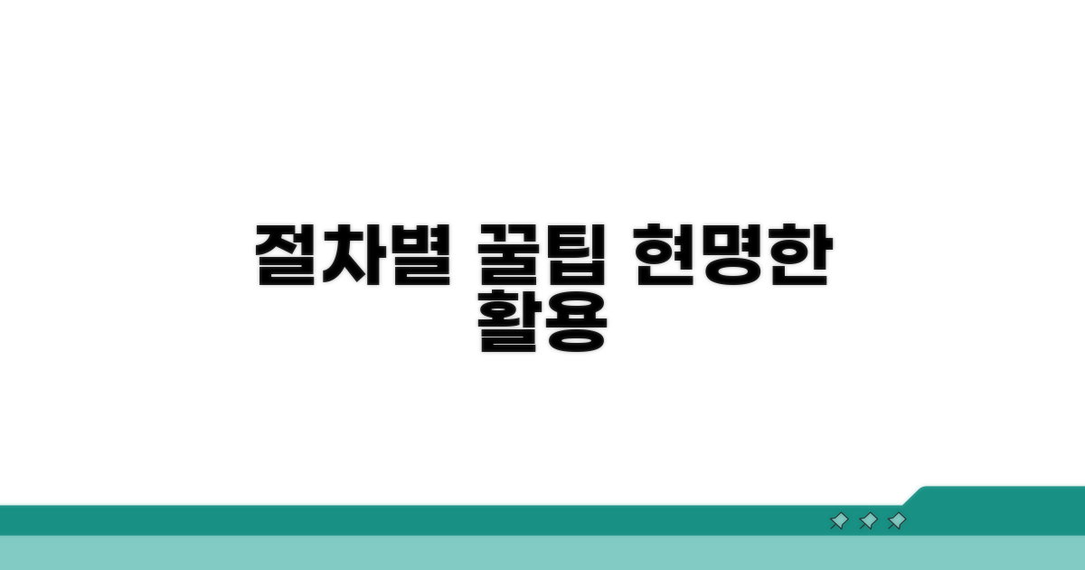 절차별 주의사항과 현명한 활용법