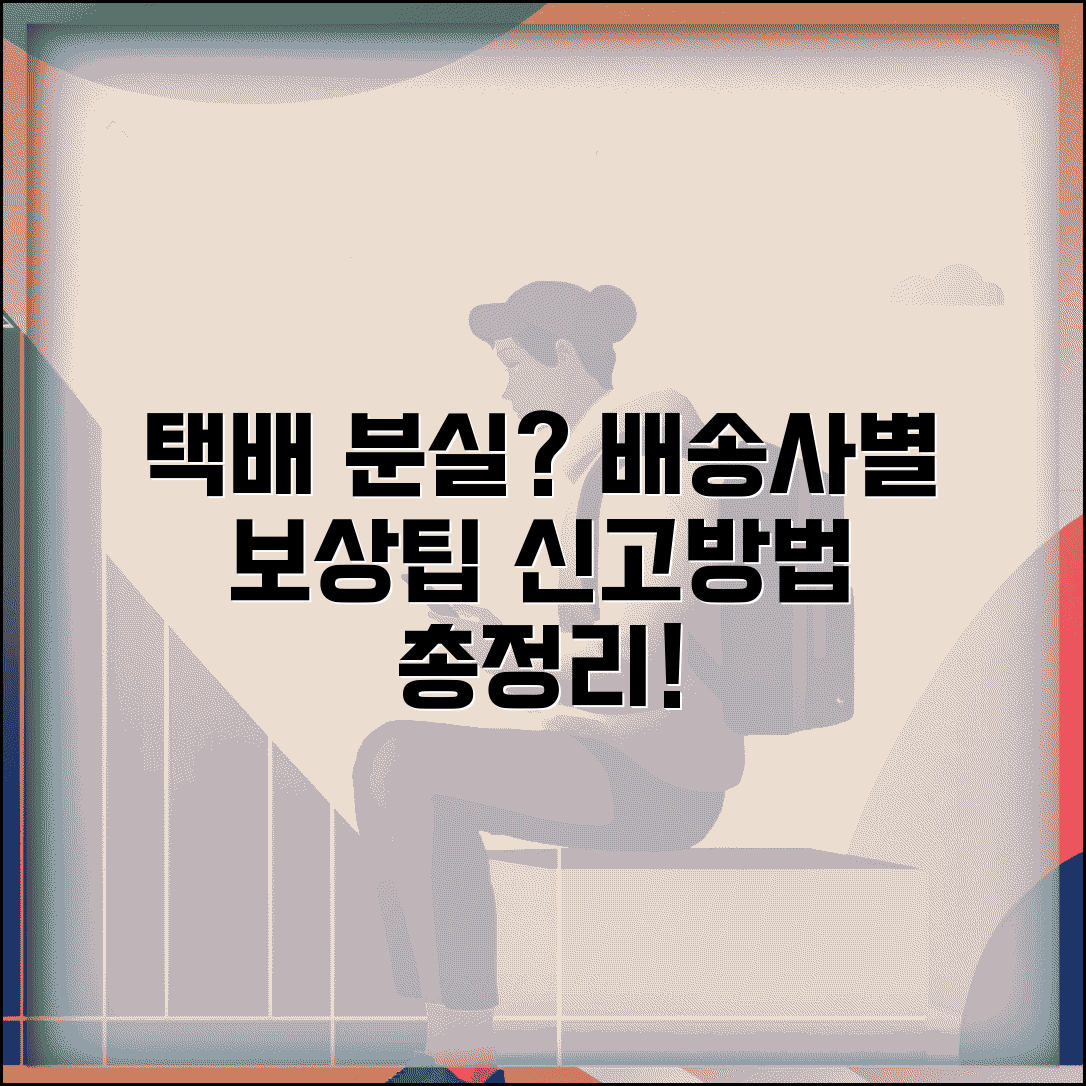 택배 분실 시 배송업체별 보상 절차 및 신고 방법