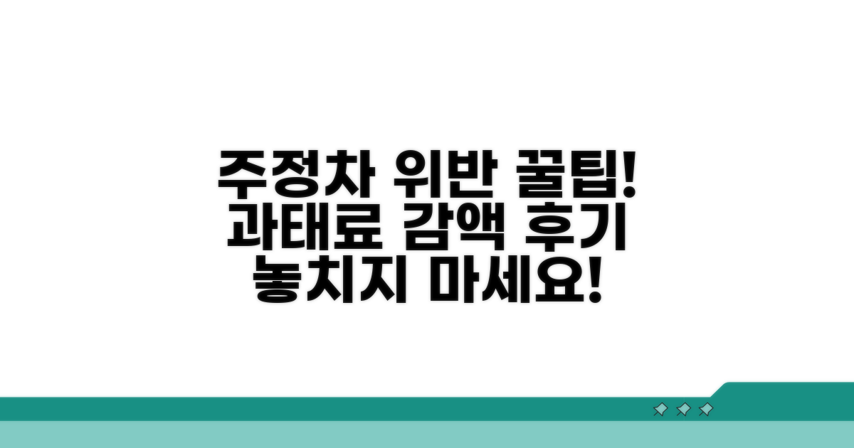 주정차 위반 감액 후기 모음
