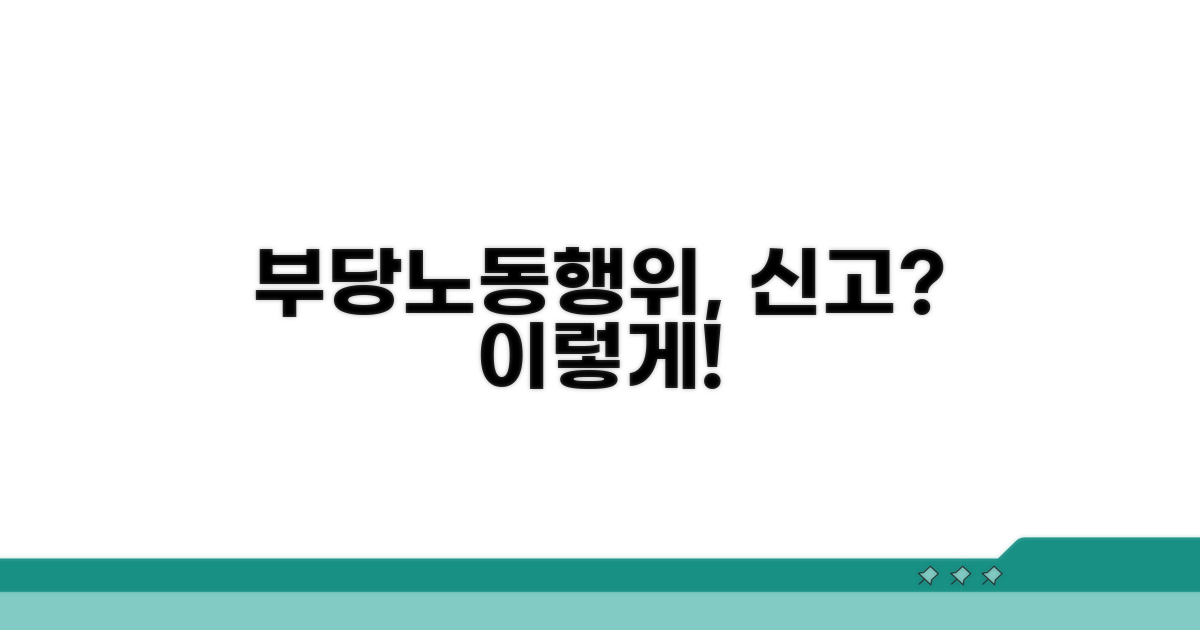 부당노동행위 신고, 무엇부터?