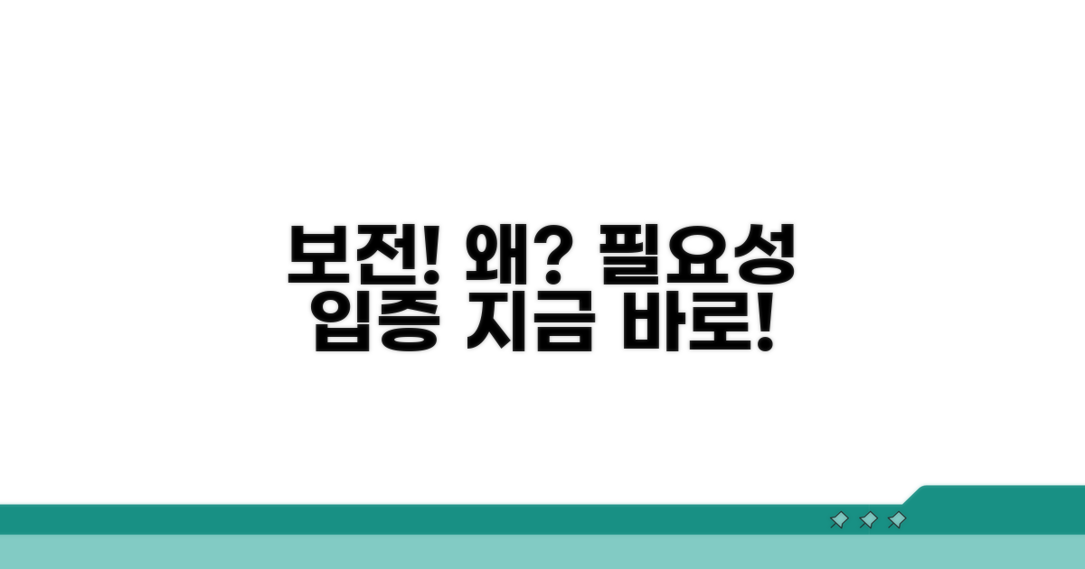 보전 필요한 이유, 확실히 입증하기