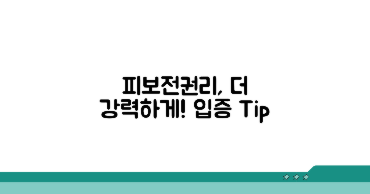 피보전권리 입증, 더 강력하게 만드는 팁