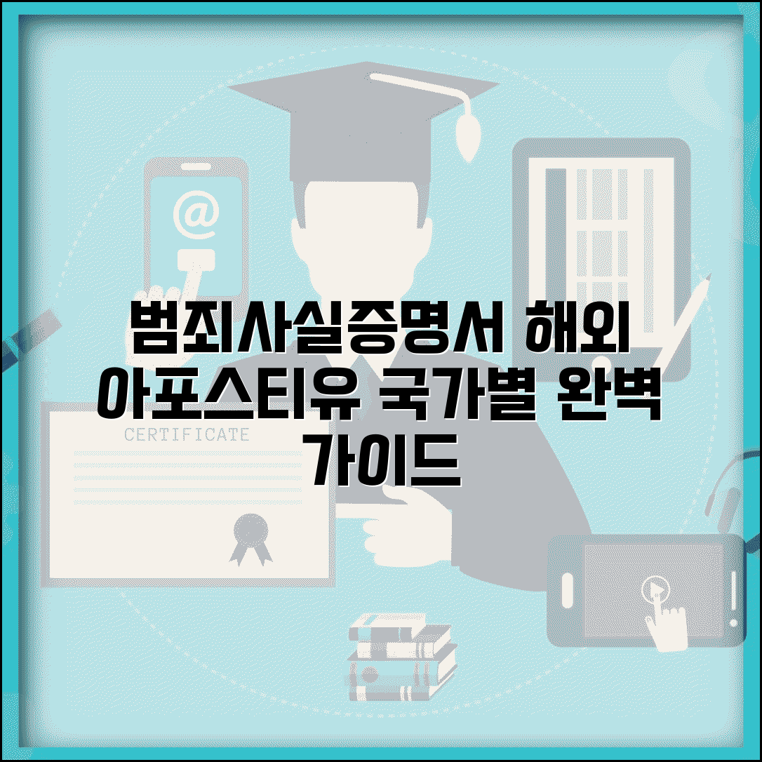 범죄사실증명서 해외용 아포스티유 받는 법 국가별 안내