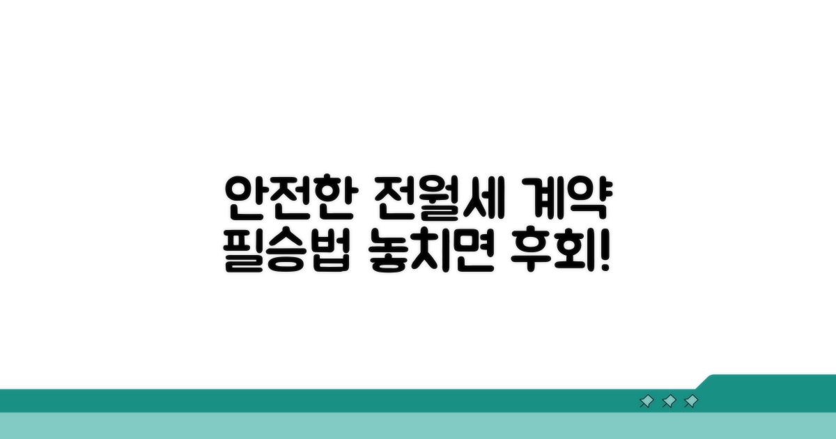 안전한 전월세 계약을 위한 조언