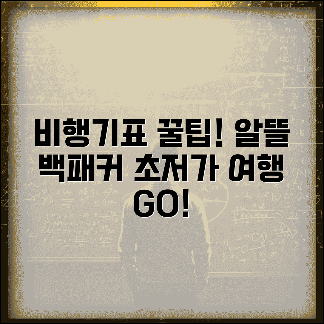 비행기표 싸게 구하는 법 알뜰 여행 백패커 노하우