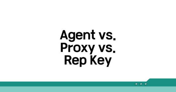 Agent/Proxy/Representative 핵심 비교