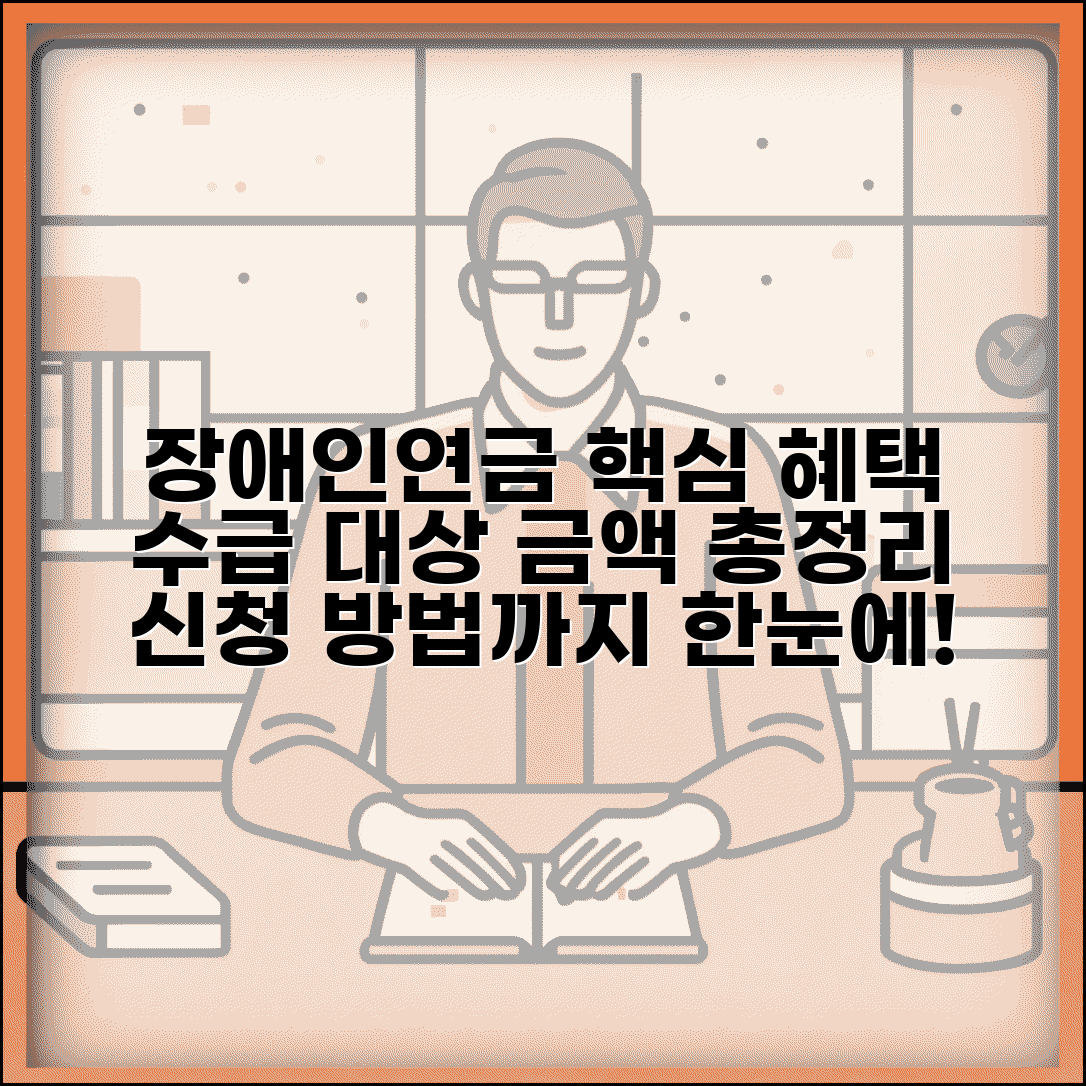 장애인연금 지급 대상자 혜택 기초 부가급여 금액 신청 방법