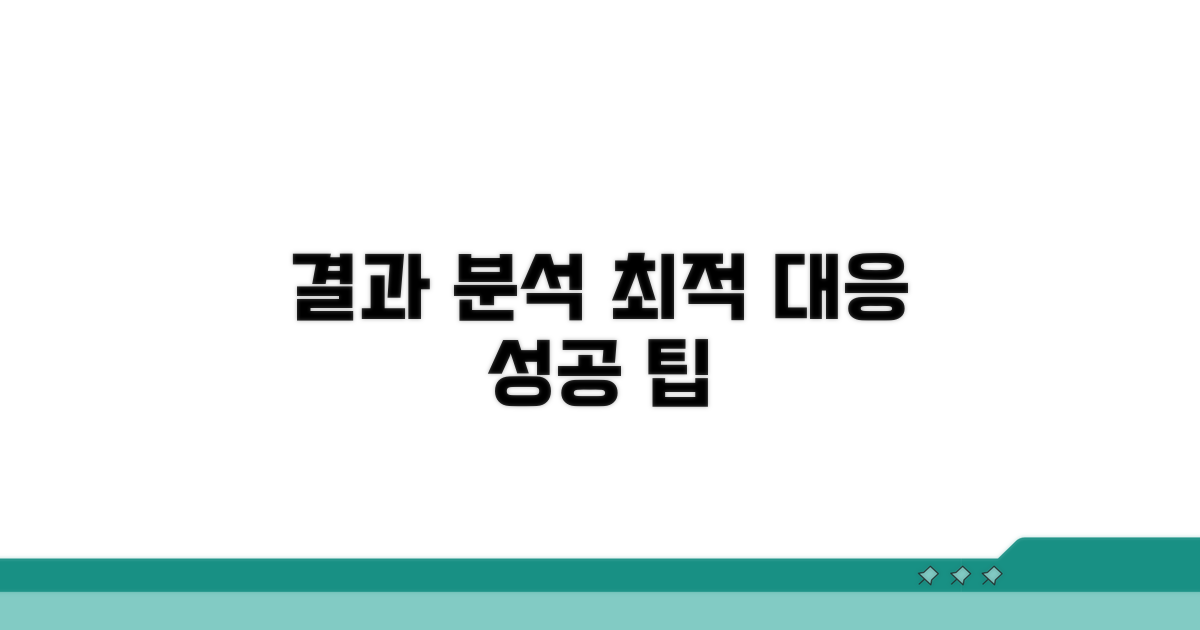 결과 따른 대응 전략과 팁