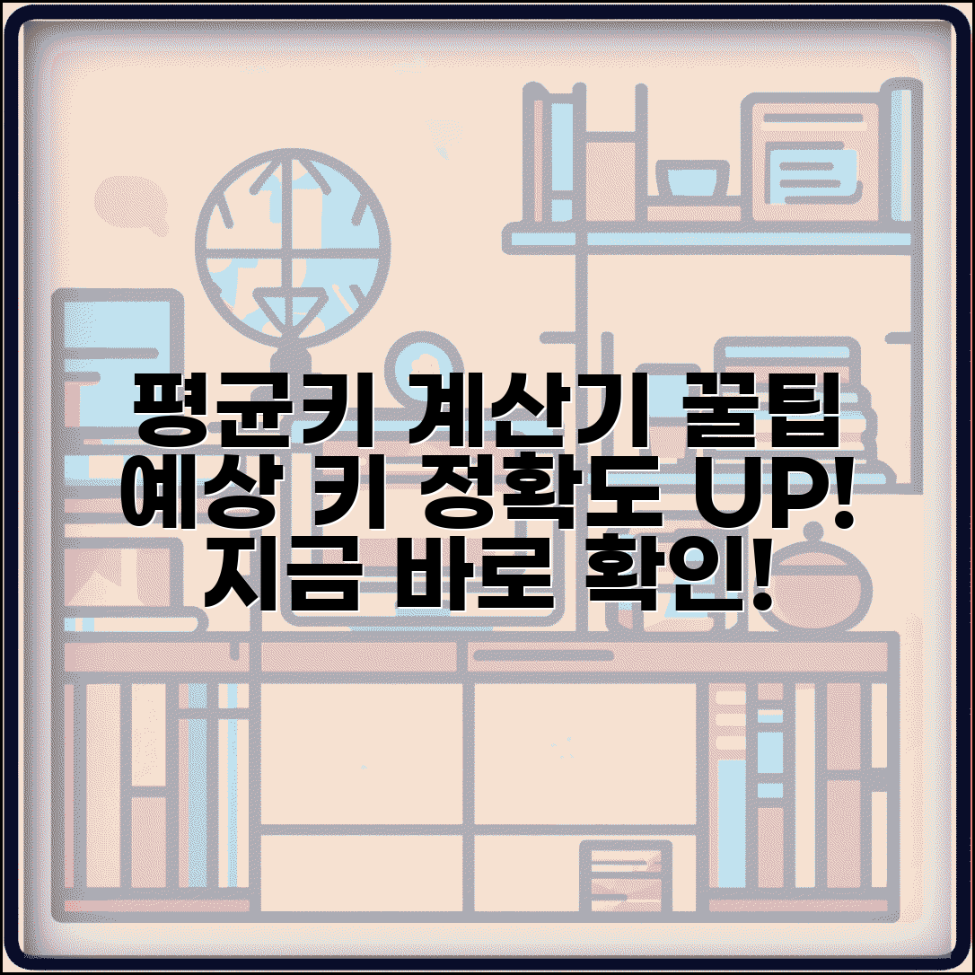 평균키 계산기 사용법 총정리 | 예상 키 계산 도구 활용법과 정확도 높이기