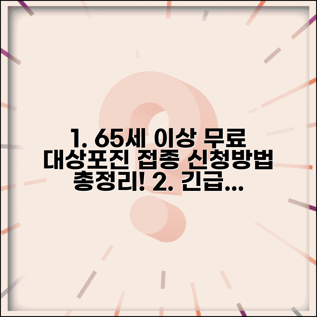 65세 이상 대상포진 무료예방접종 | 노인 대상포진 백신 무료접종 혜택 및 신청방법