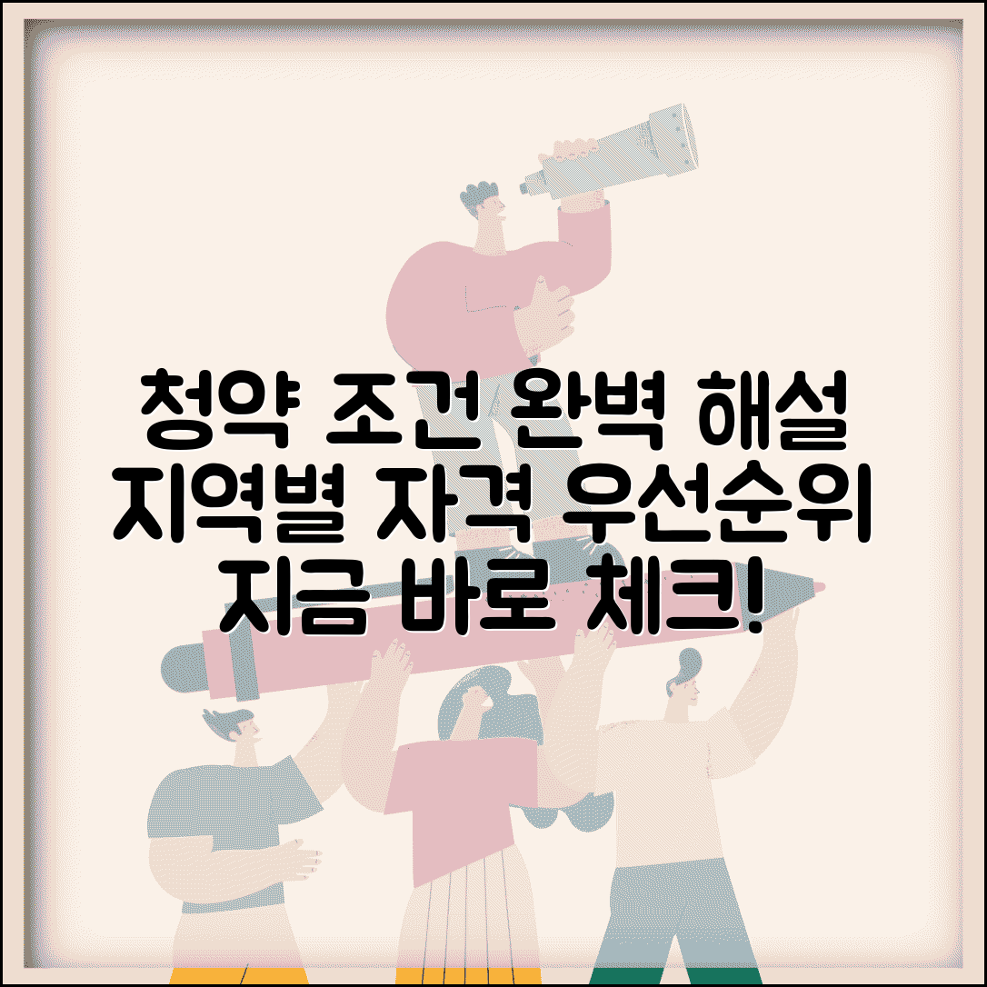 청약 조건 완벽 해설 | 지역별 자격요건 및 우선순위 체크리스트, 지금 바로 확인하세요