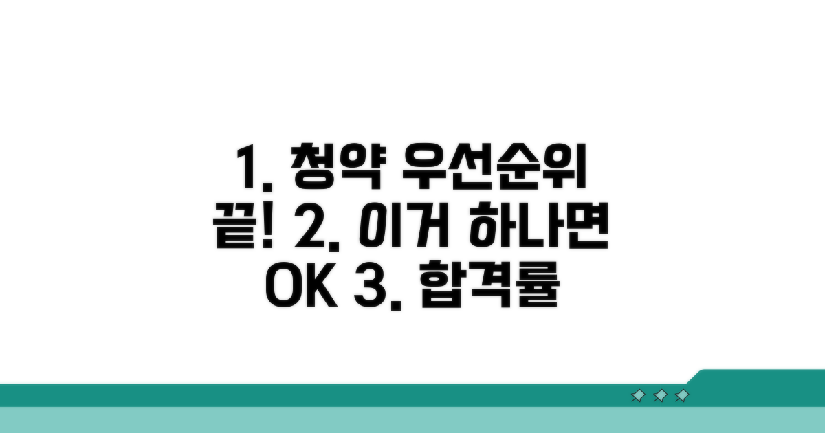 청약 우선순위, 이것만 알면 끝!