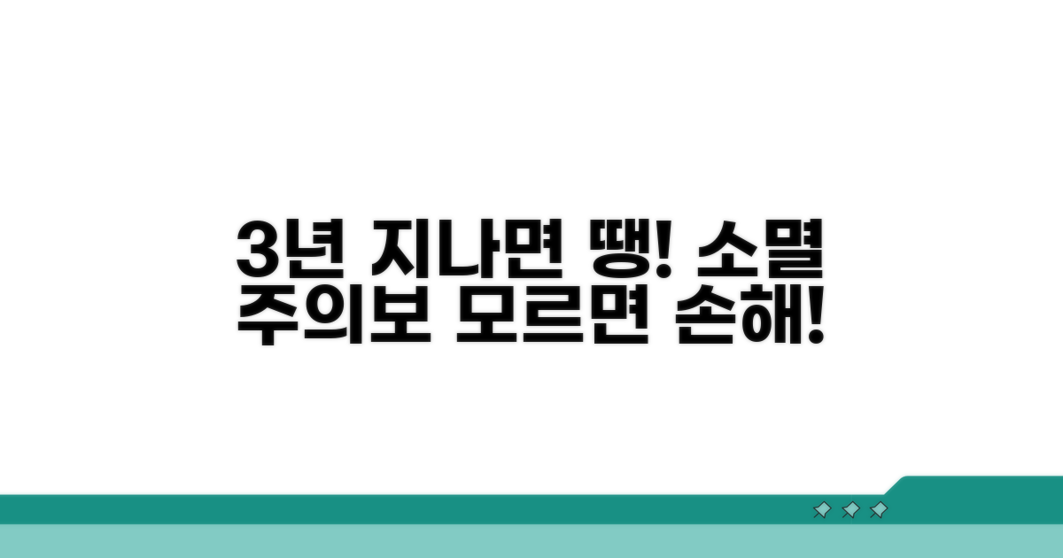 3년 넘으면 소멸? 주의할 점 총정리