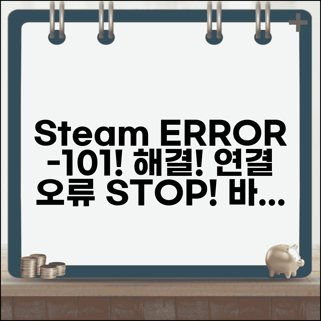 Steam 오류 코드 -101 해결 | 스팀 연결 오류 해결