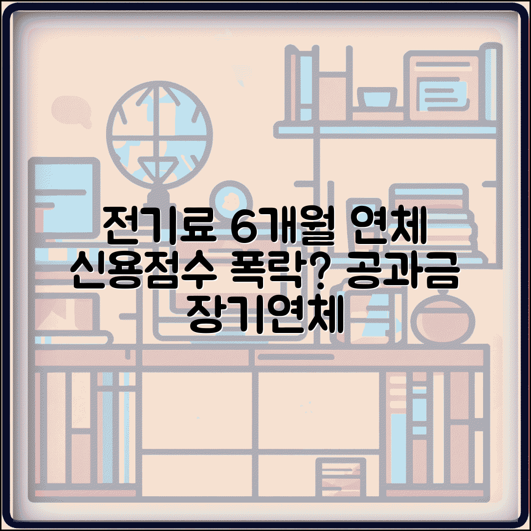 전기요금 6개월 연체 신용점수 | 공과금 장기연체 신용등급 영향