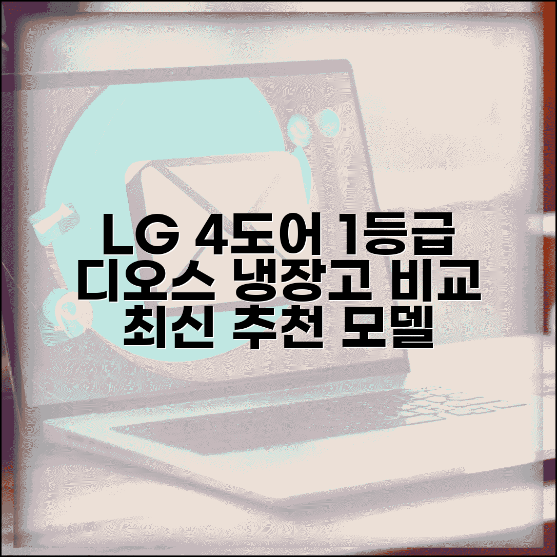 엘지 냉장고 4도어 1등급 추천 모델 | LG 디오스 4도어 냉장고 비교