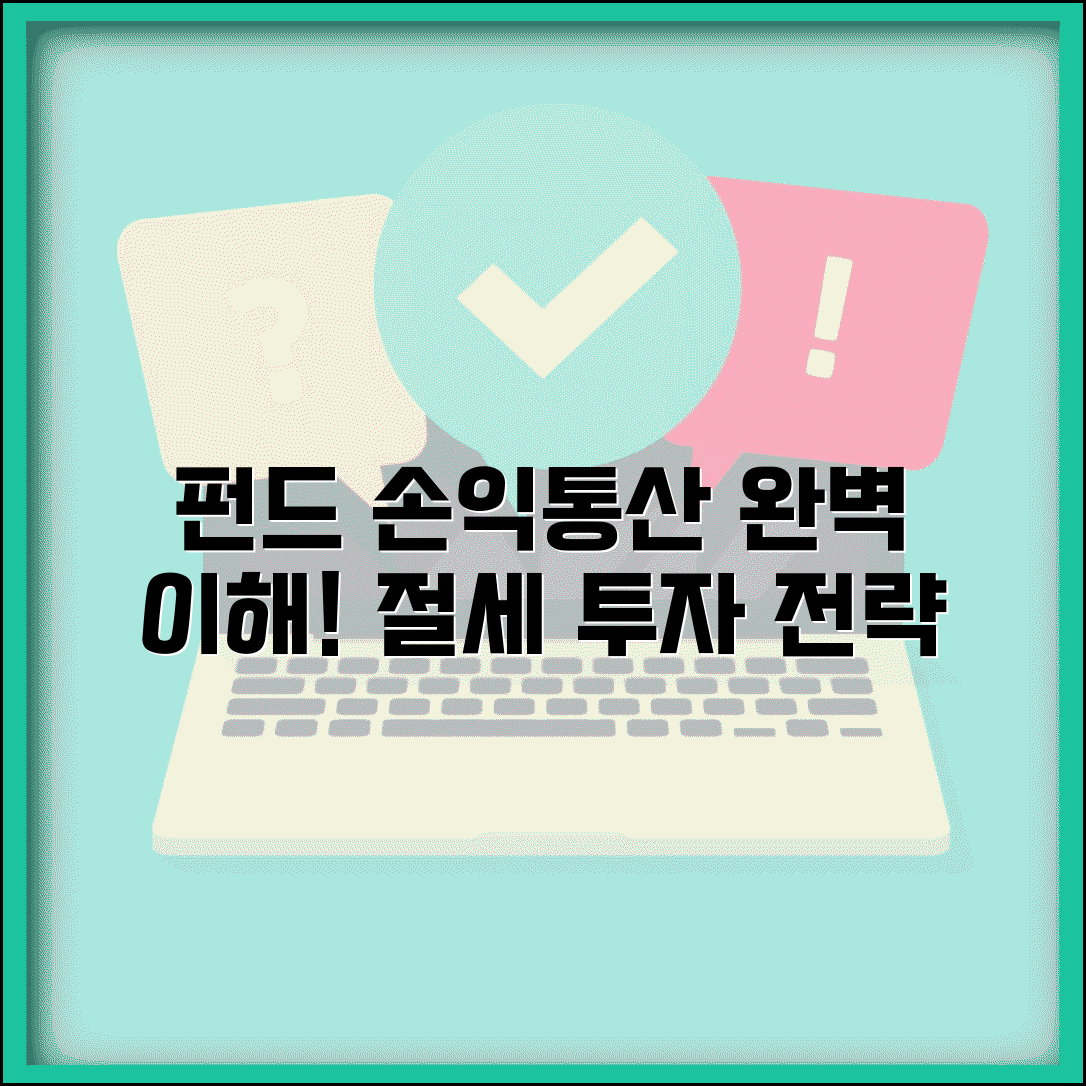 펀드 손익통산 완벽정리 | 펀드 손익통산 조건 | 세제혜택 | 계산방법 | 투자 전략 | 절세 방법 | 활용법