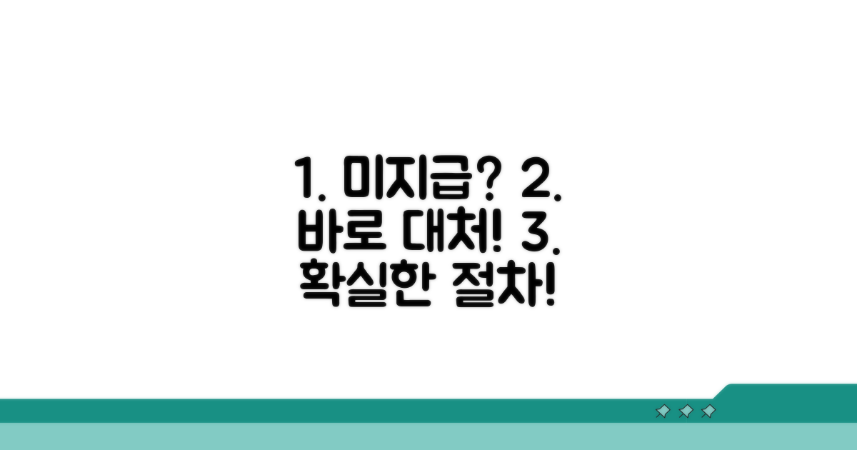 미지급 시 대처 방법과 절차