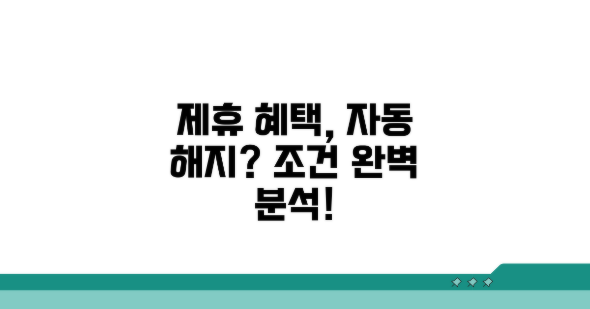제휴 혜택 자동 해지 조건 분석