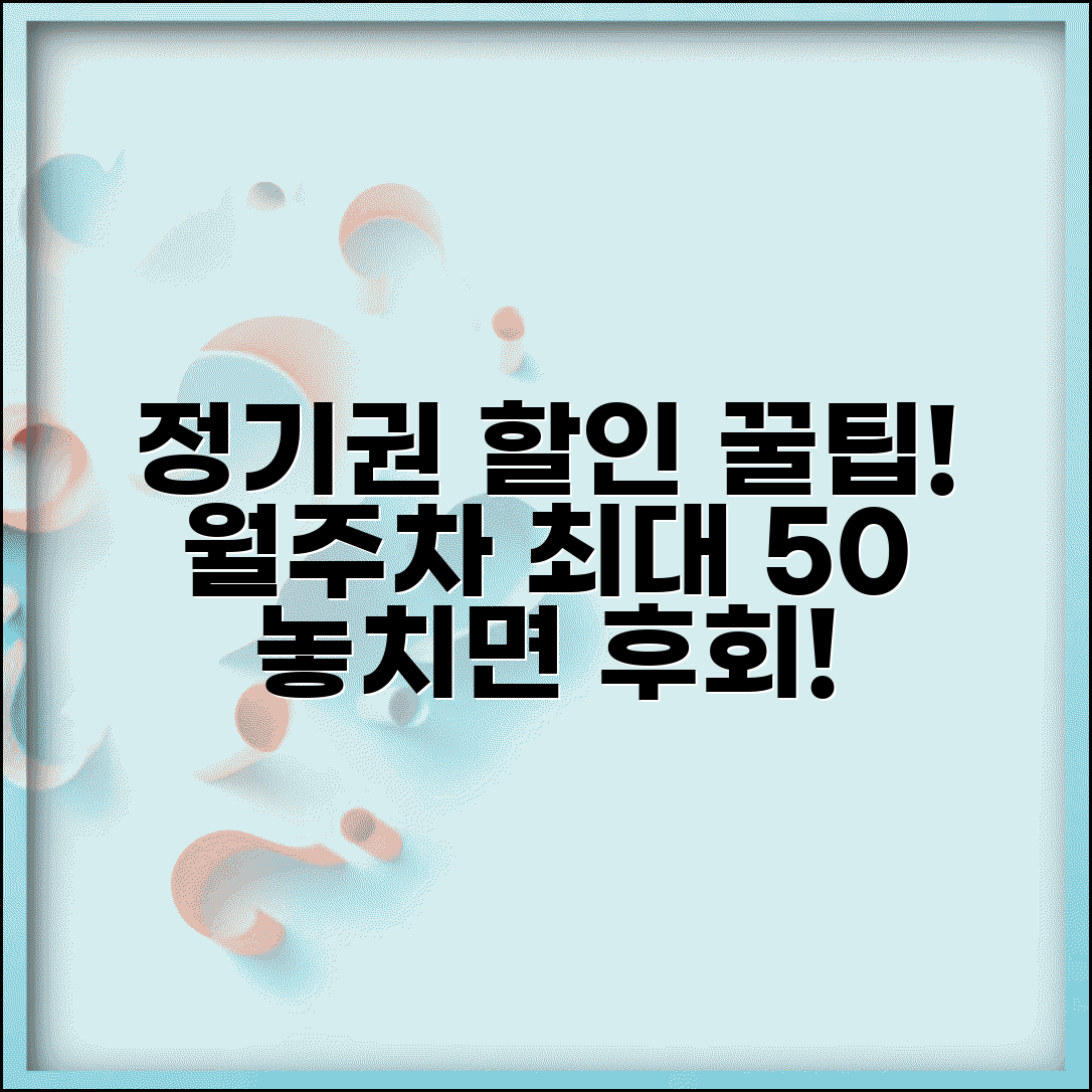 주차장 정기권 할인 혜택 | 월정액 주차 요금과 할인 조건