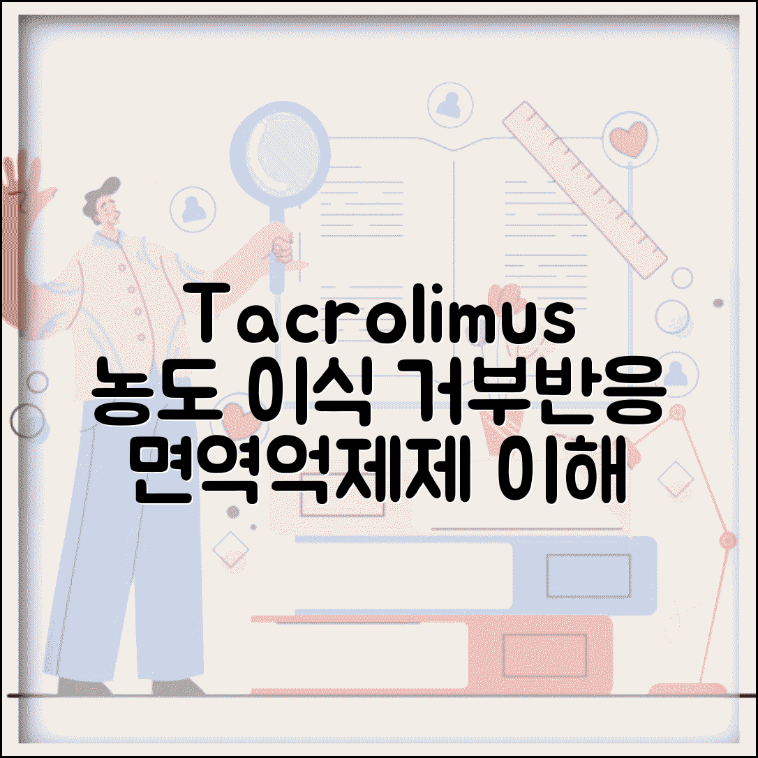 타크로리무스 tacrolimus 혈중농도 의미 | 이식 거부반응 면역억제제 농도