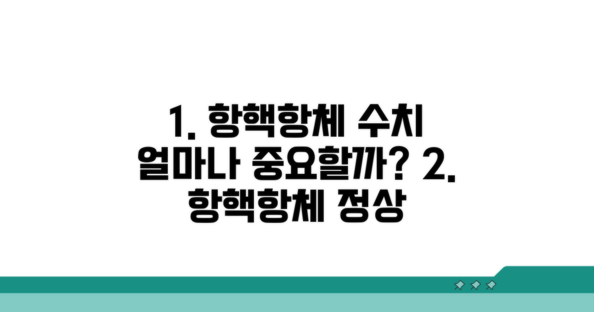 항핵항체 정상 수치, 얼마나 중요할까?