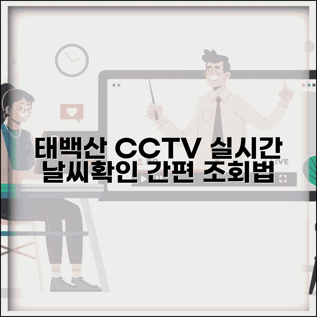 태백산 실시간 cctv 산악 날씨 확인 | 태백산 실시간 CCTV 완벽 조회법