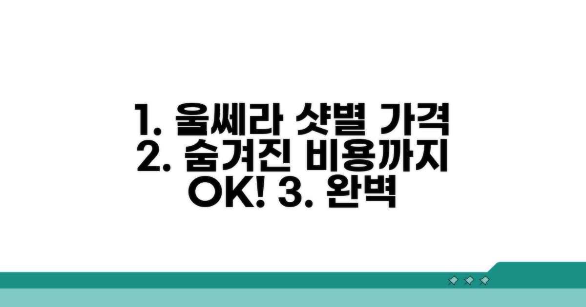 울쎄라 가격 샷수별 완벽 정리