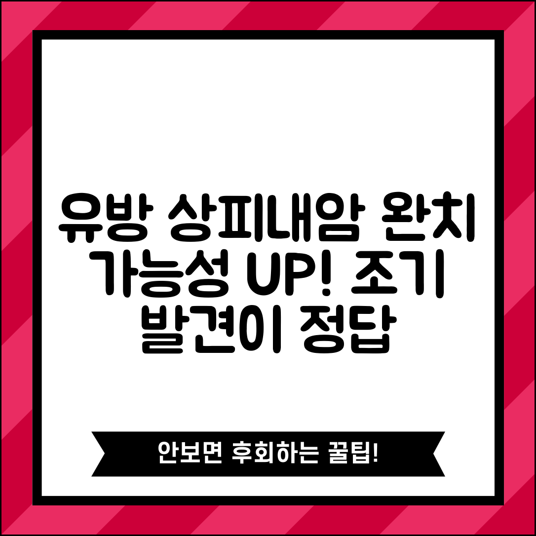 유방 상피내암 완치 가능성 | 조기 발견시 치료 성공률과 예후 전망