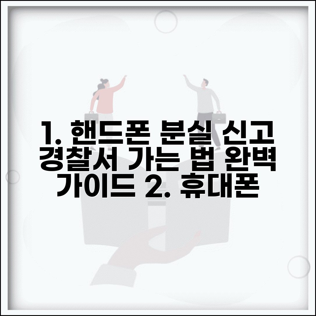휴대폰 분실 신고 경찰서 방법 | 휴대폰 분실 경찰 신고 완벽 가이드