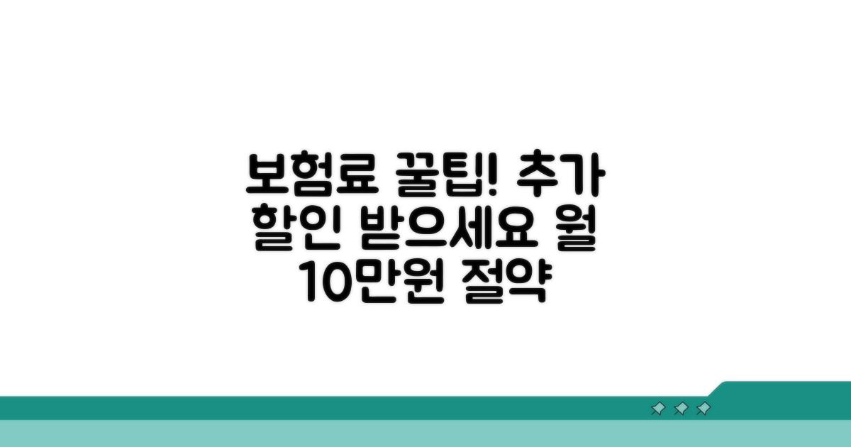추가 할인 꿀팁으로 보험료 더 절약하기