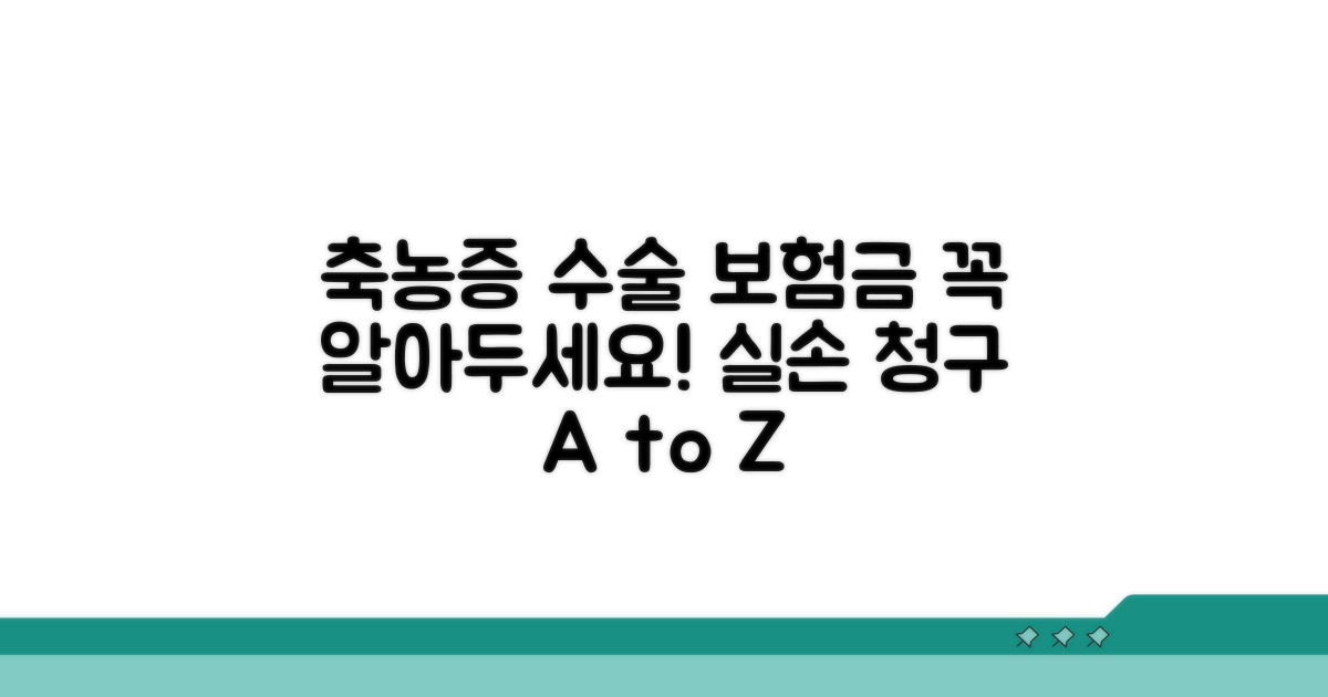 축농증 수술 실손 청구, 이것만 알자!