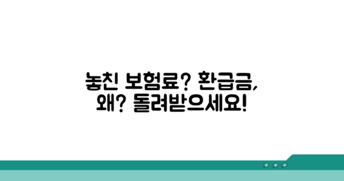 놓친 건강보험료 환급금, 이유는?