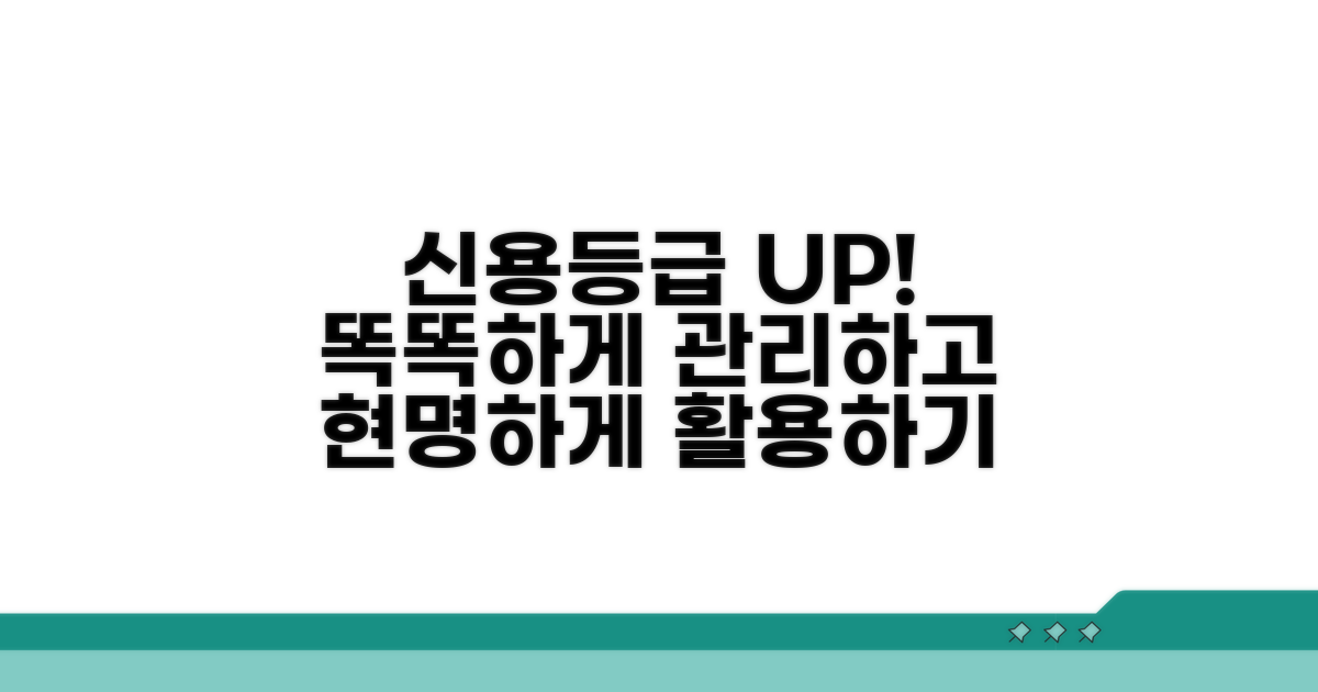 신용등급 관리와 활용 전략