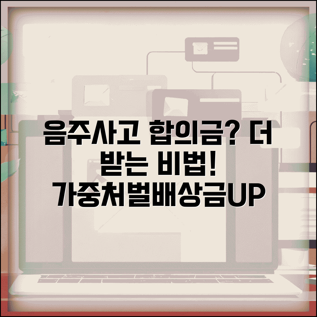 음주운전 교통사고 합의금 더 받을 수 있나요 | 가중처벌, 배상액 증가, 사고 유형별 합의금 총정리