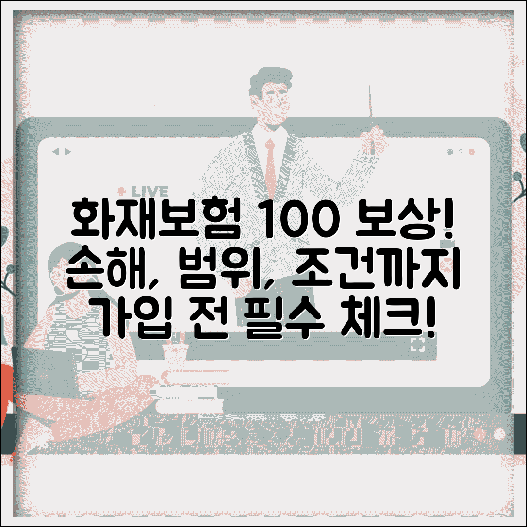 화재보험 보상범위 화재 손해 보상 | 보장 내용, 가입 조건, 추천 가이드