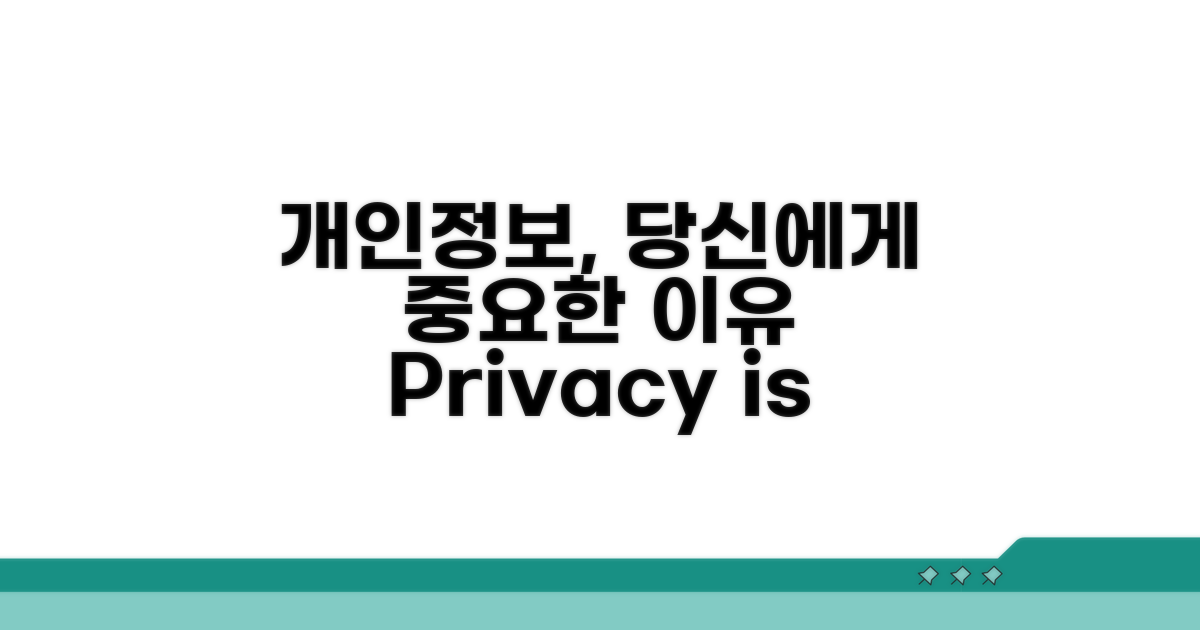 개인정보보호, 이것이 중요합니다