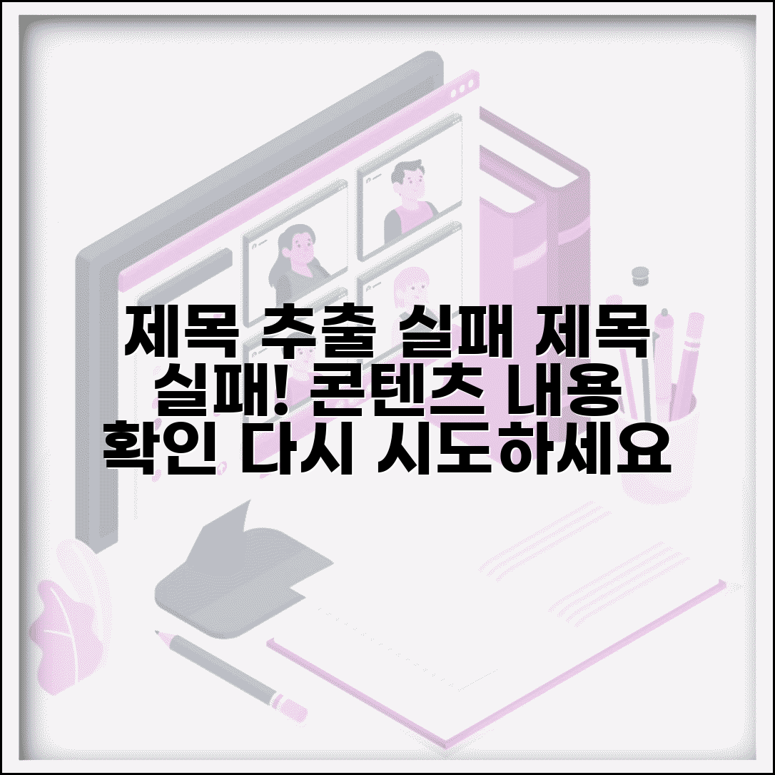 제목 추출 실패