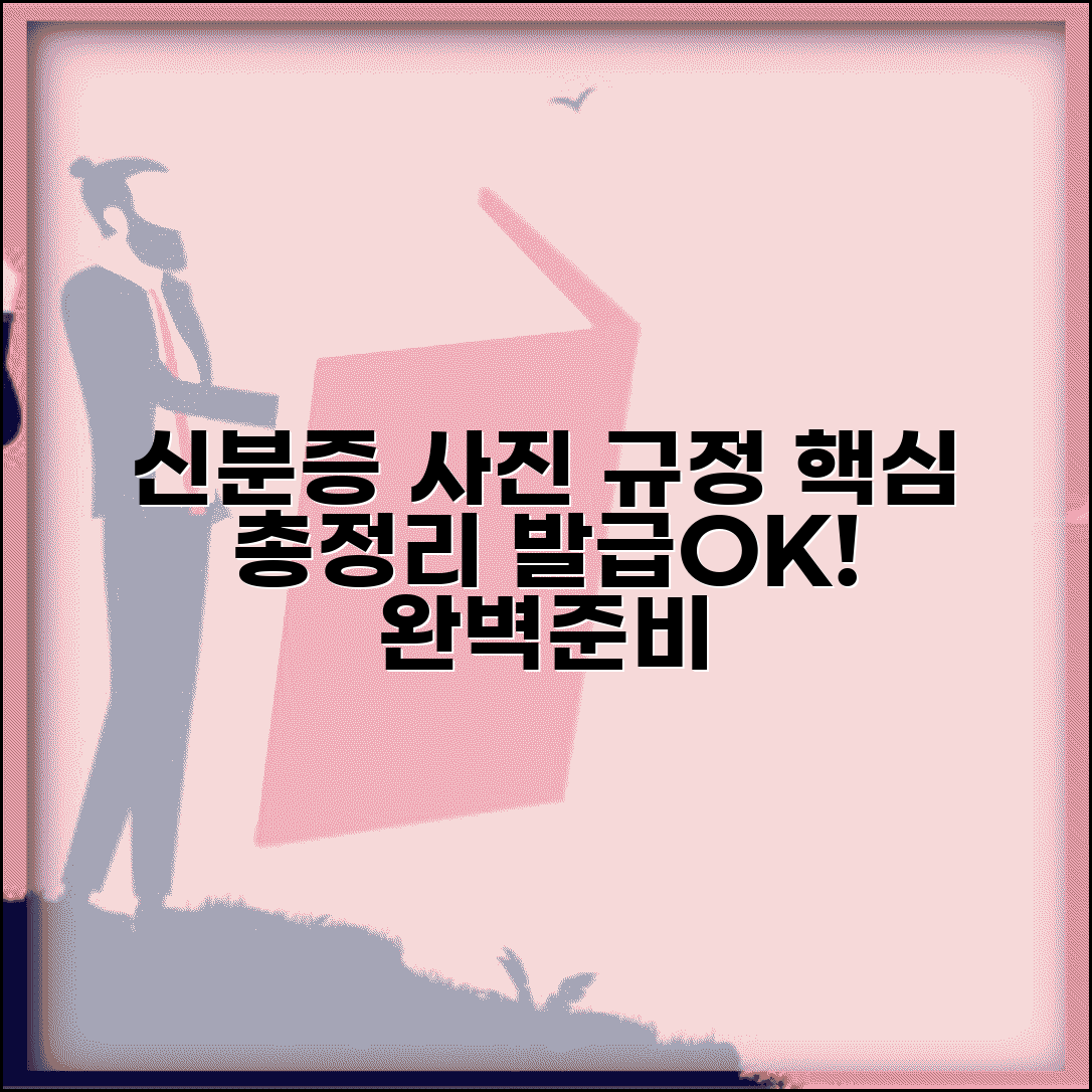 신분증 사진 규격 기준 | 주민등록증 발급용 사진 크기, 배경 색상 규정 완벽 정리