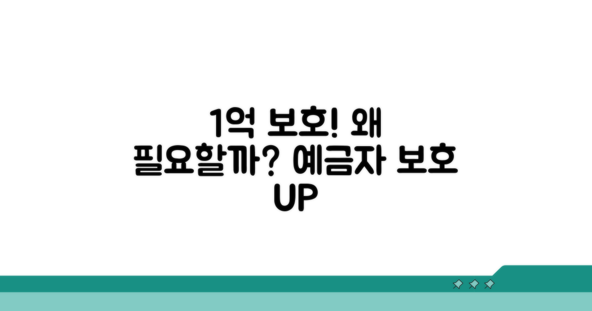 예금자보호 1억 상향, 왜 필요할까?