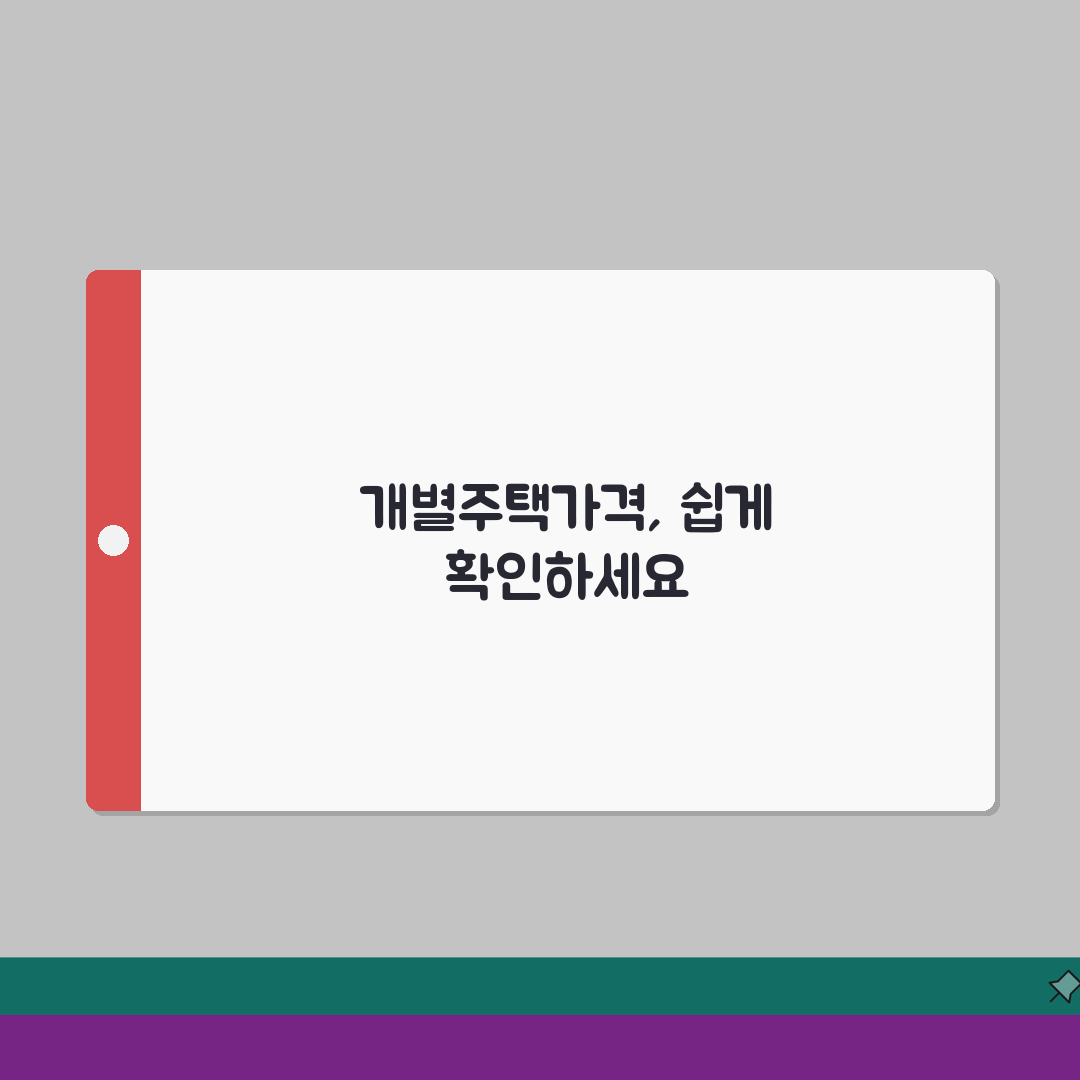 개별주택가격 열람 서비스 활용 | 부동산 가치 정확히 알아보기 A to Z: 5가지 핵심